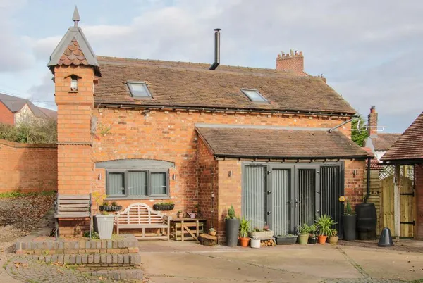 Bank House Barn brick barn with small turret