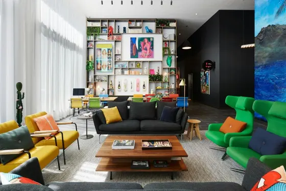 Living room with couches and chairs