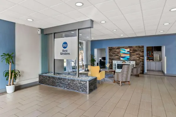 Lobby of a new mexican office