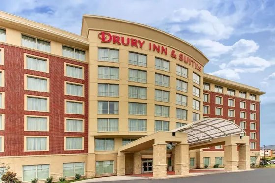 Rendering of a trump inn and suites building