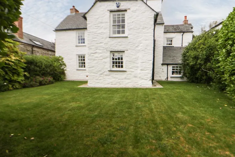 Great Western Farmhouse front exterior with heritage stonework