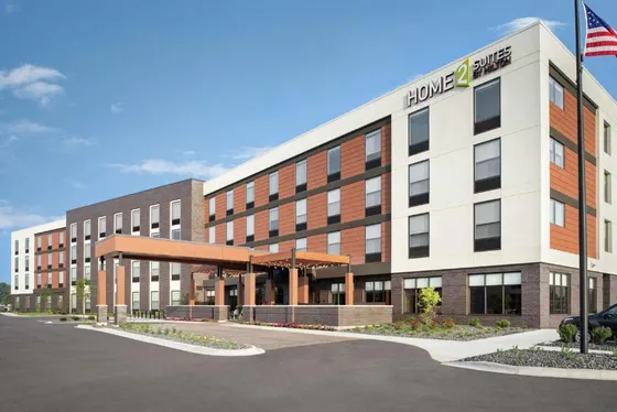 Rendering of a hilton hotel