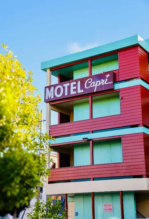 Building with a sign on the side of it