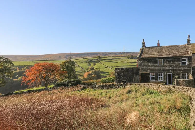 The Cottage, Beeston Hall stone cottage with moorland views