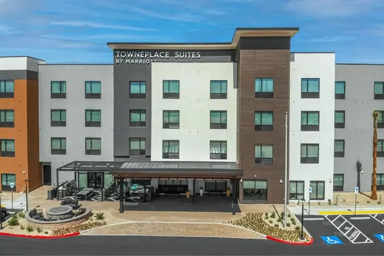 Rendering of the front of a building